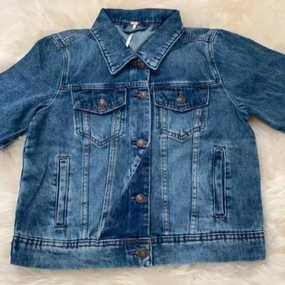 Free People Rumors Denim Jacket. - Picture 7 of 11